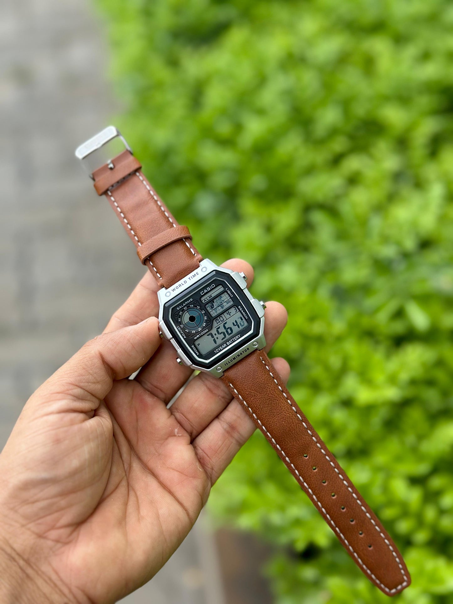 Casio Leather Watch