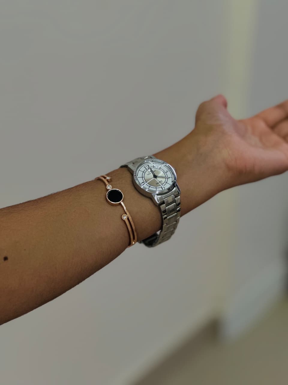 Wrist Watch& Bracelet Combo