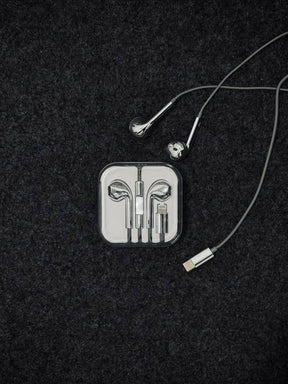 Chrome earphones