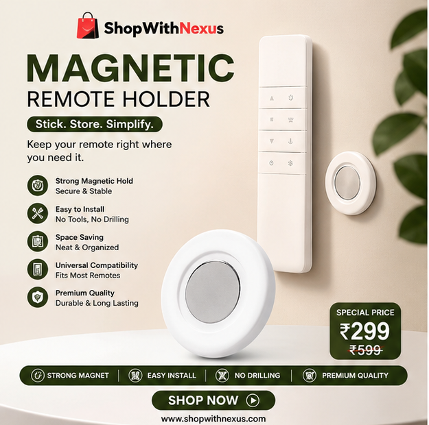 4 PCS Magnetic Remote Control Holder