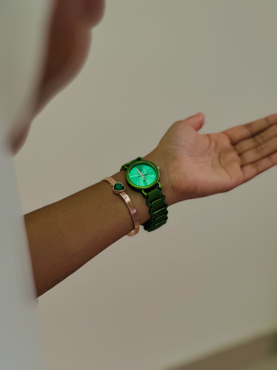 Wrist Watch& Bracelet Combo