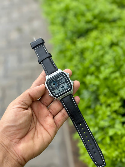 Casio Leather Watch