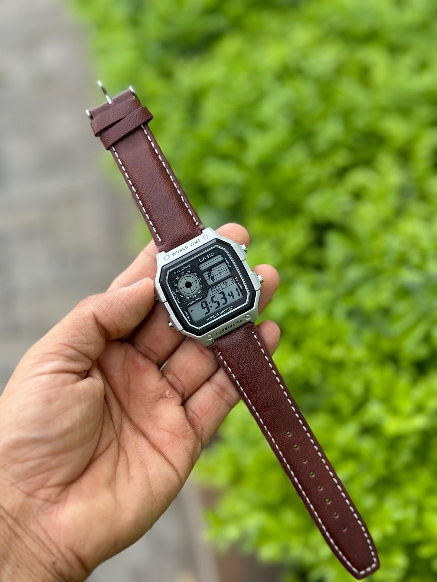 Casio Leather Watch
