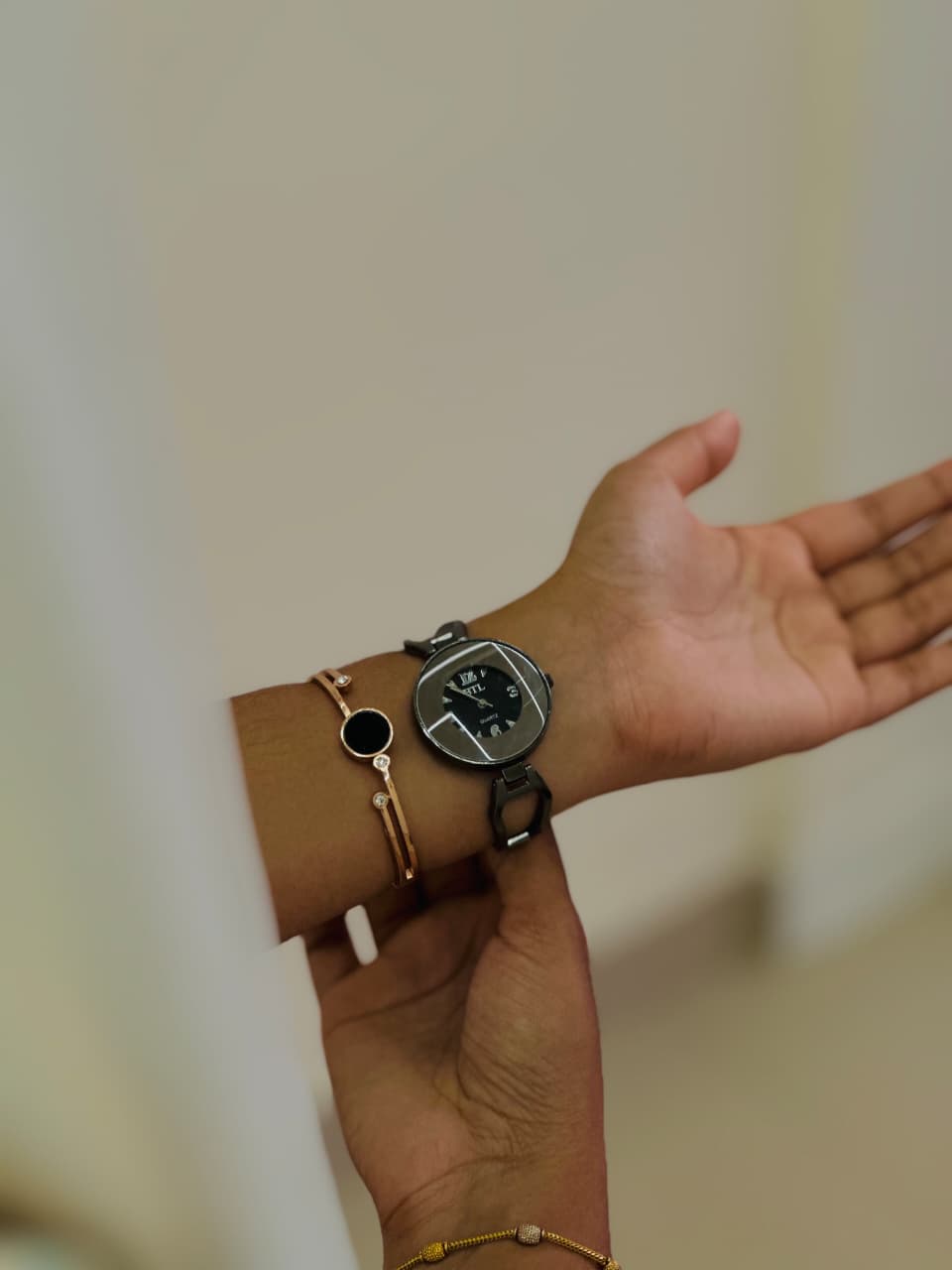 Wrist Watch& Bracelet Combo