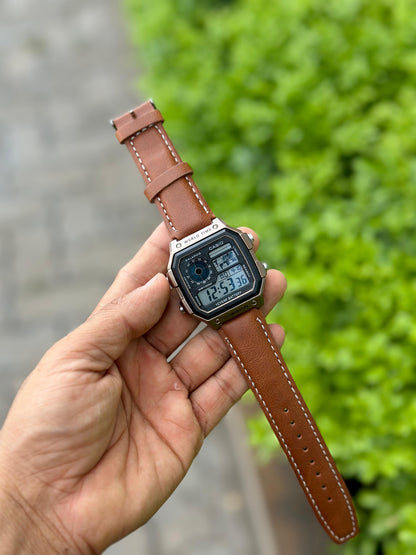 Casio Leather Watch