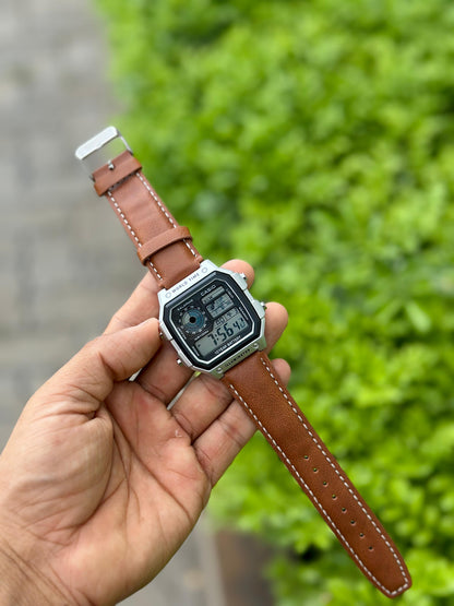Casio Leather Watch