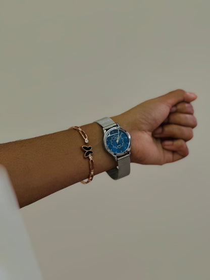 Wrist Watch& Bracelet Combo