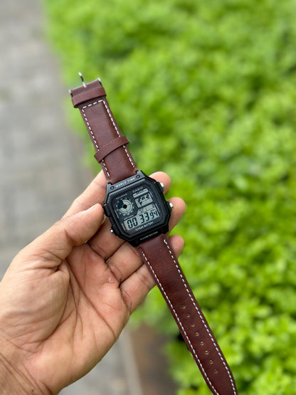 Casio Leather Watch