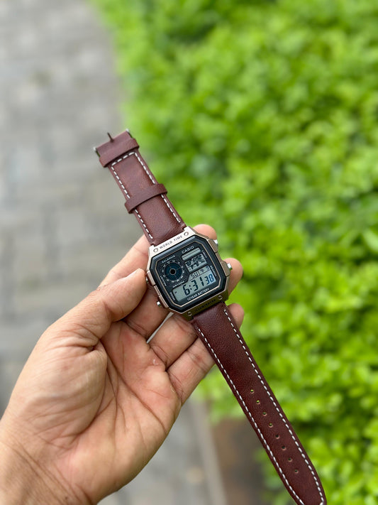 Casio Leather Watch